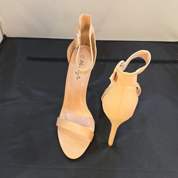 BRAND NEW HERSTYLE CHARMING- ANKLE STRAP ROUNDED BUCKLE OPEN TOE STILETT… - Picture 5 of 15